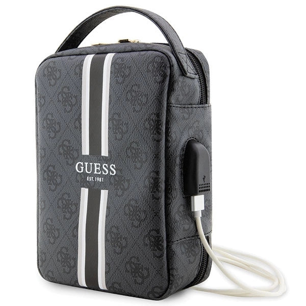 Guess Bag GUHBP4RPSK Organizer sort/sort 4G trykte striber
