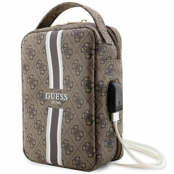 Guess Bag GUHBP4RPSW Organizer brun/brun 4G trykte striber