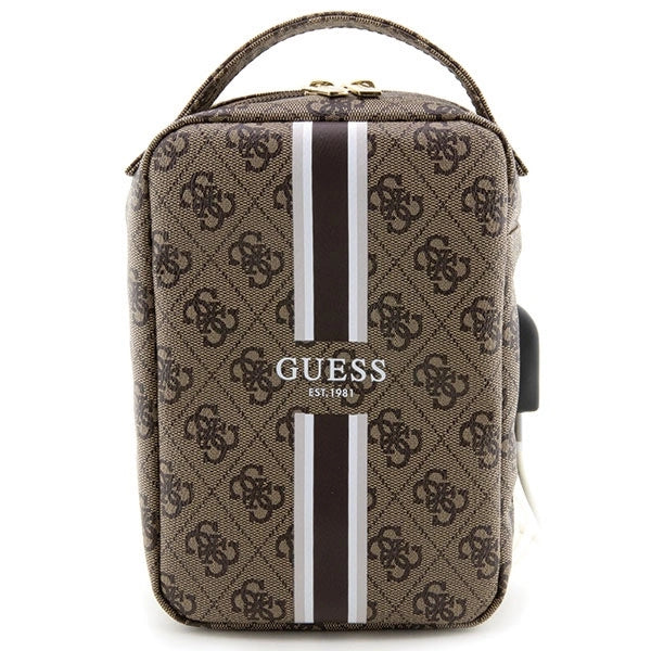 Guess Bag GUHBP4RPSW Organizer brun/brun 4G trykte striber