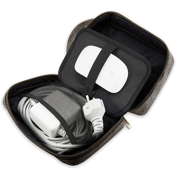 Guess Bag GUHBP4RPSW Organizer brun/brun 4G trykte striber