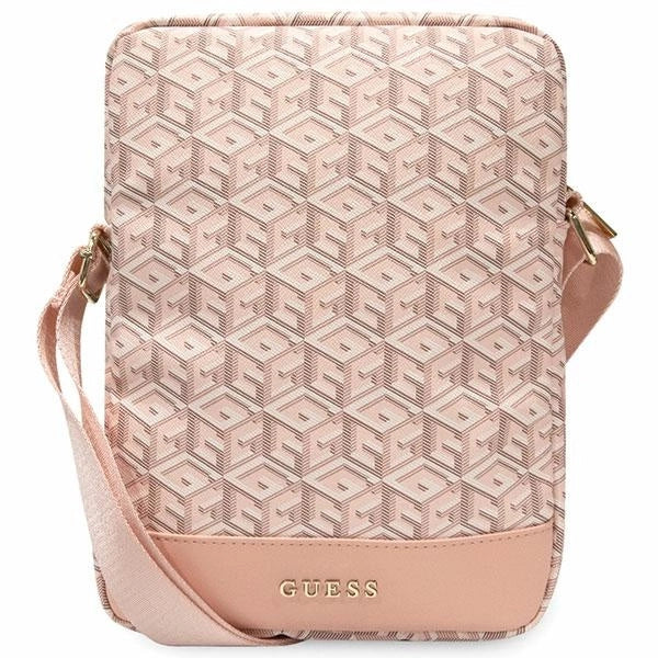 Guess Bag GUTB10HGCFSEP 10" pink/ pink GCube Stripe Tablet Bag