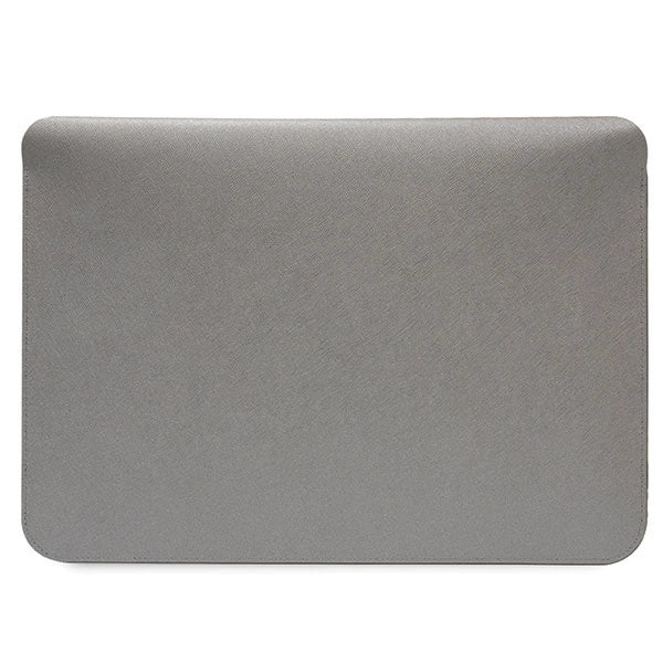 Karl Lagerfeld Saffiano Karl&Choupette case for a 14" laptop - silver