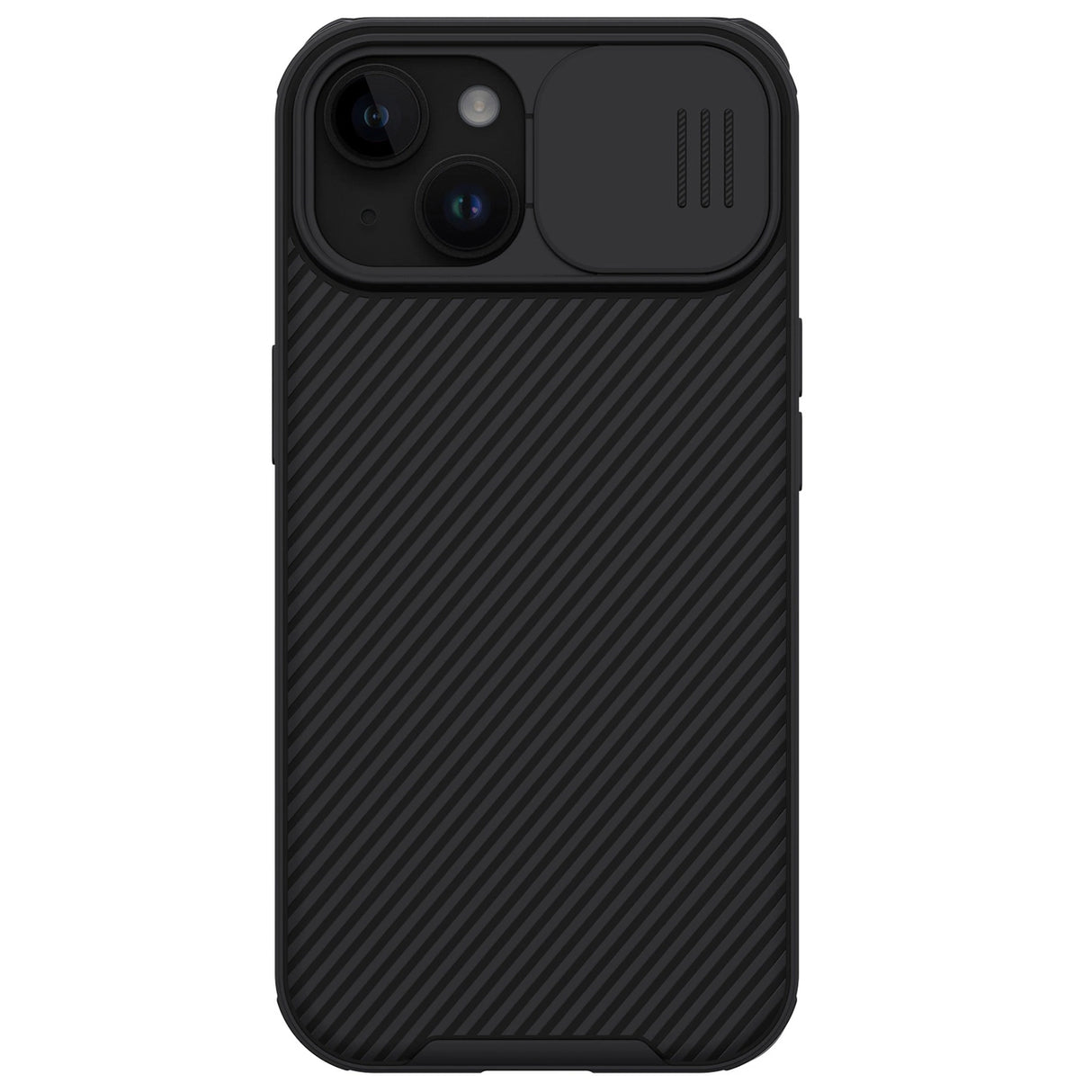 Nillkin CamShield Pro Magnetisk Case til iPhone 15 Plus med Kamerabeskytter - sort