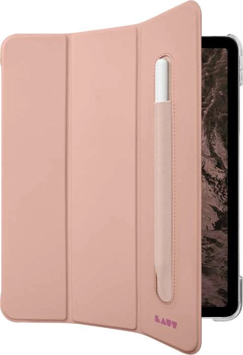 LAUT Huex Folio - beskyttelsesfoder med holder til Apple Pencil til iPad Pro 12.9 4/5/6G (rose)