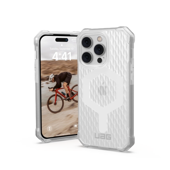 UAG Essential Armor MagSafe-hylster til iPhone 14 Pro - gennemsigtigt
