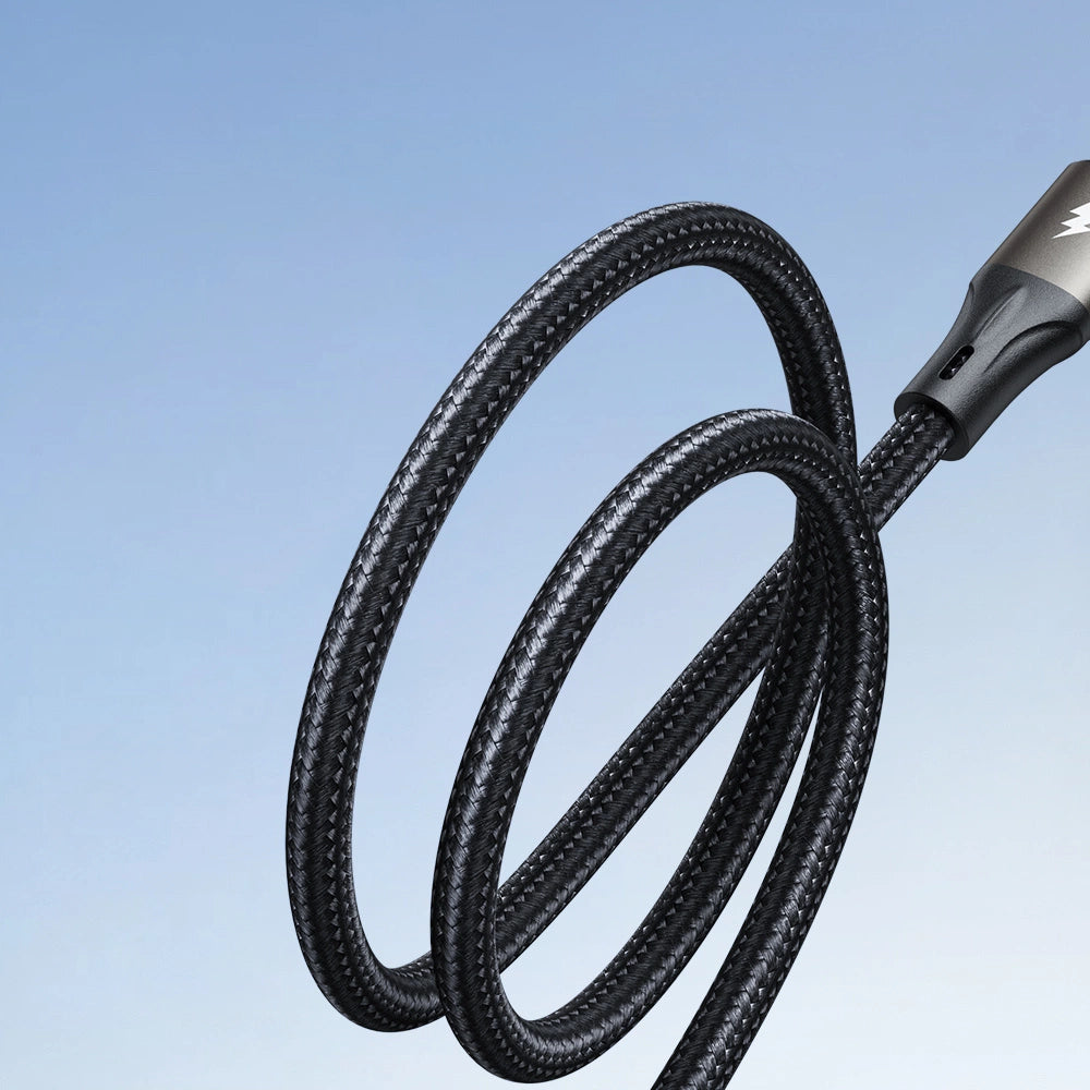 Joyroom Light-Speed Series S-A25 USB-A / USB-C kabel 100W 1,2m - sort