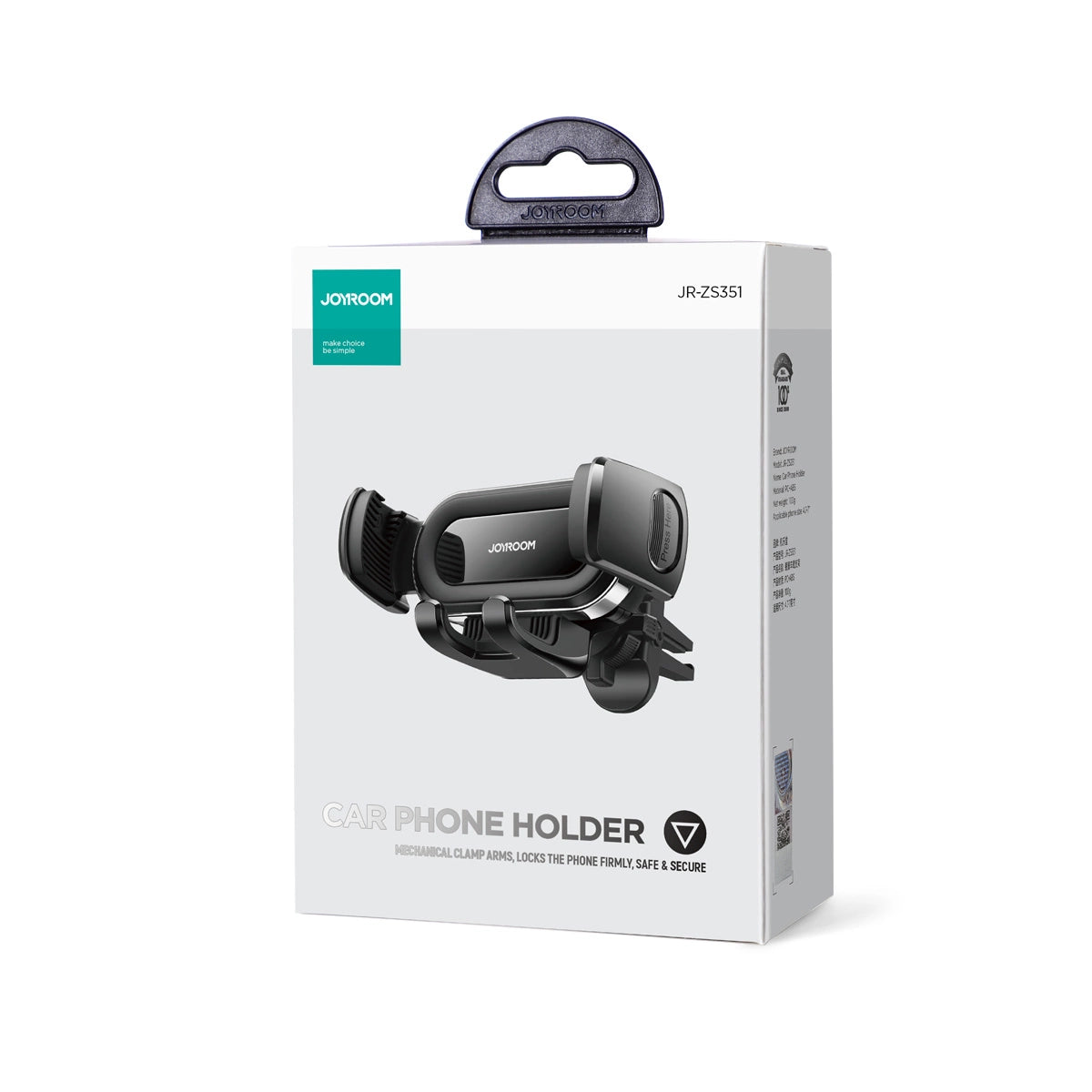 Joyroom JR-ZS351 telefonholder til luftventil - sølv