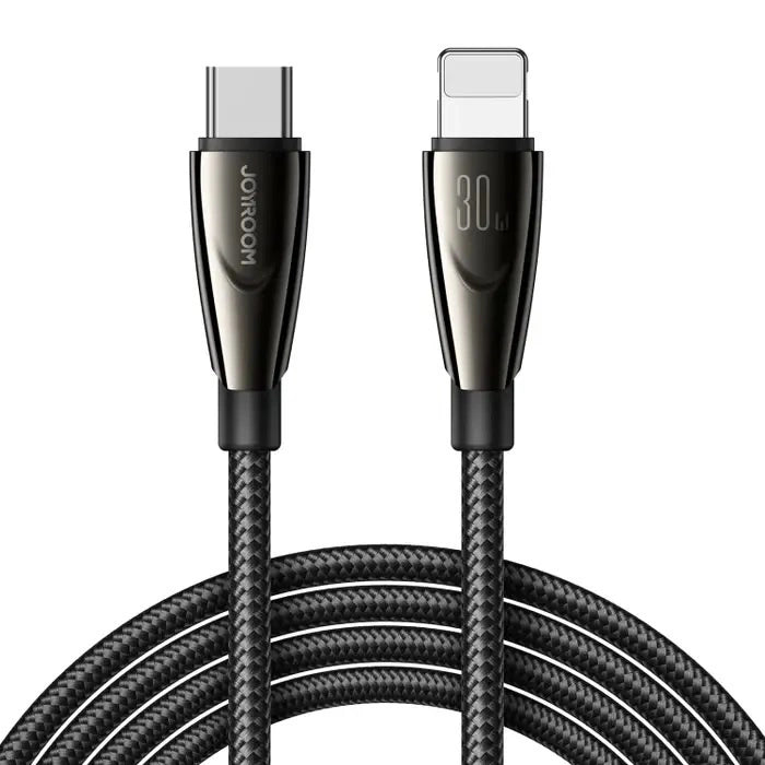 Joyroom Pioneer Series SA31-CL3 USB-C / Lightning 30W 1.2m kabel - sort