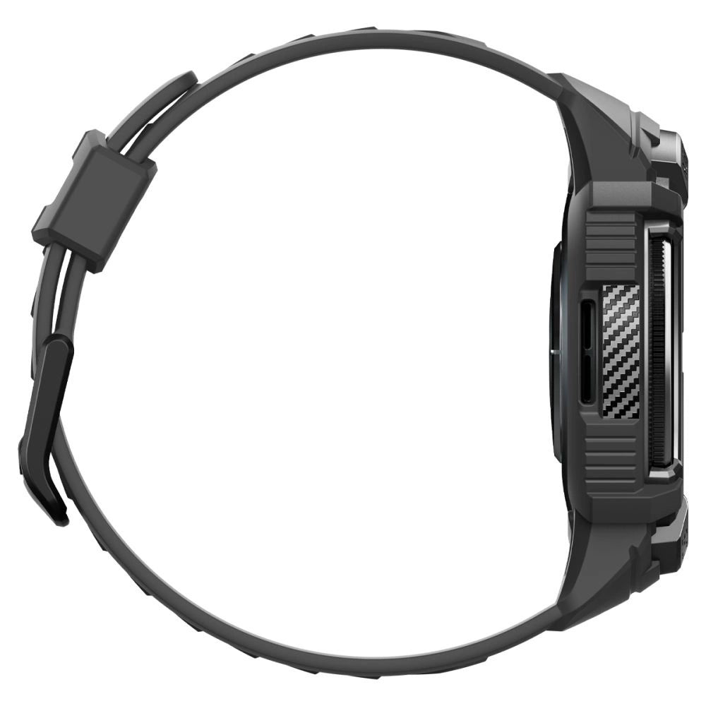 Spigen Rugged Armor Pro Case with Strap for Samsung Galaxy Watch 6 Classic (47mm) - Black