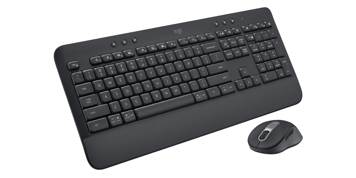 Logitech Signature MK650 Combo for Business tastatur Mus inkluderet Kontor Bluetooth QWERTY US International Grafit