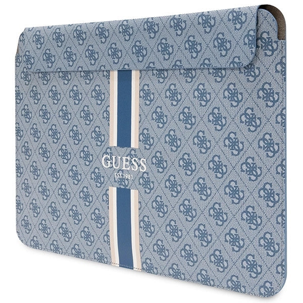 Guess 4G Printed Stripes cover til en 16" laptop - blå