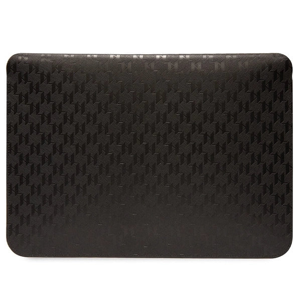 Karl Lagerfeld Saffiano Monogram Choupette case for a 16" laptop - black