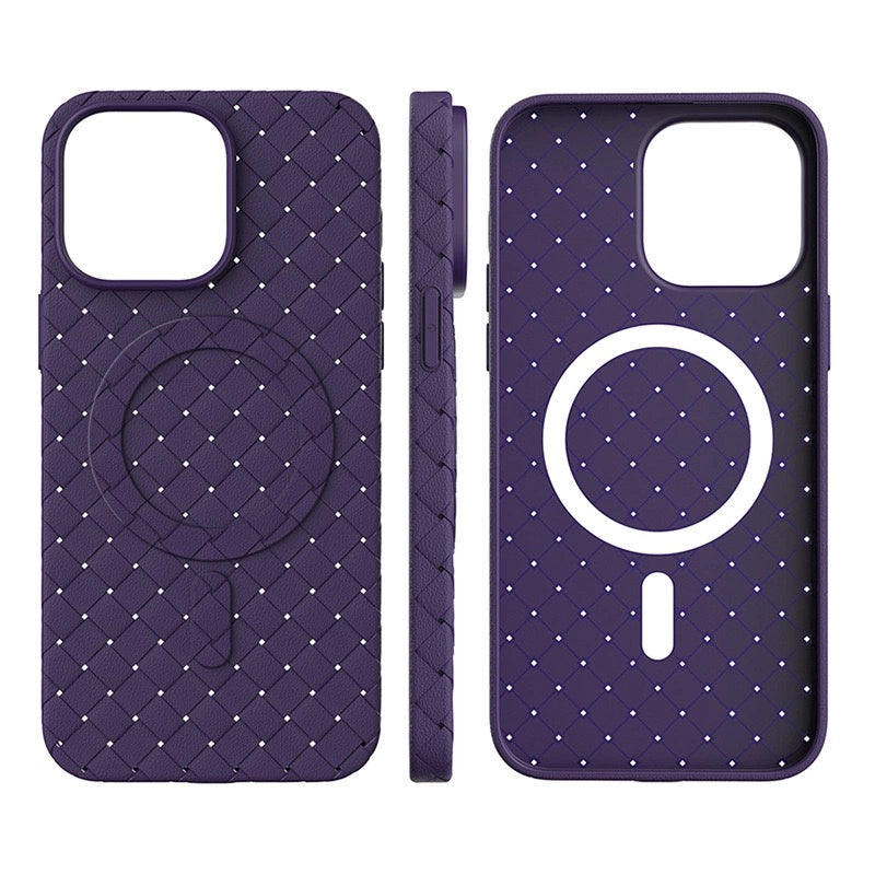 MagSafe Woven Case for iPhone 13 Pro - purple