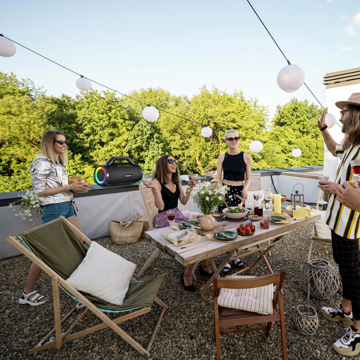 Tronsmart Bang Max 130W Portable Party Speaker Bluetooth 5.3 IPX6 - sort