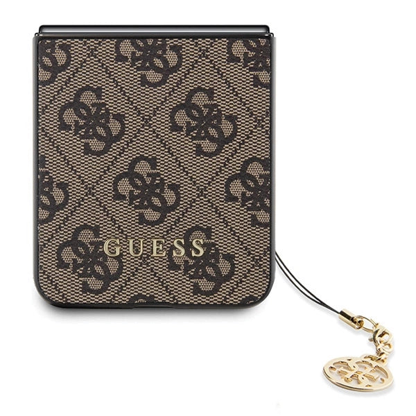Guess 4G Charms Collection case til Samsung Galaxy Z Flip 5 - brun