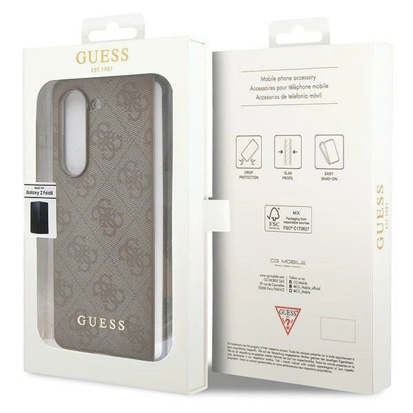 Guess GUHCZFD5GF4GBR F946 Z Fold5 brun/brun hardcase 4G Charms Collection