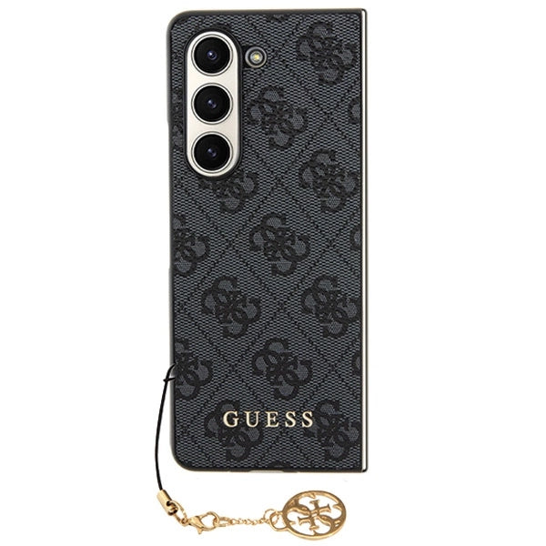 Guess GUHCZFD5GF4GGR F946 Z Fold5 grå/grå hardcase 4G Charms Collection