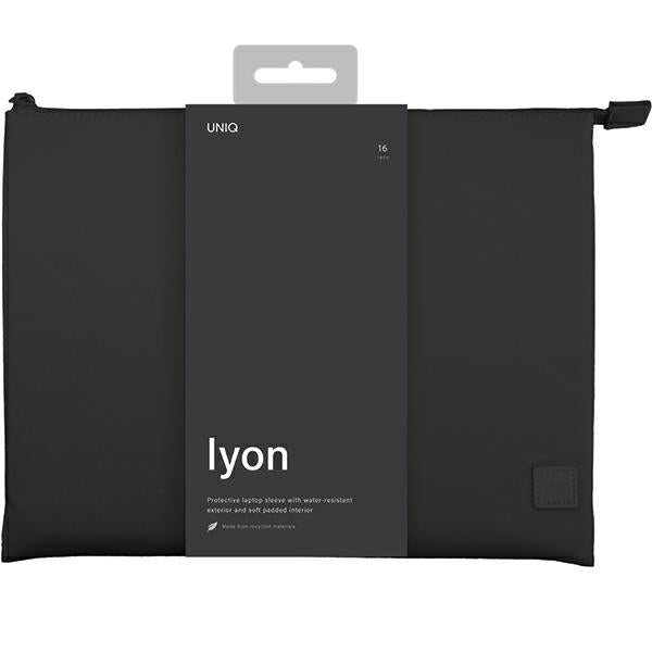 Uniq Lyon Waterproof RPET case til en 16" laptop - sort