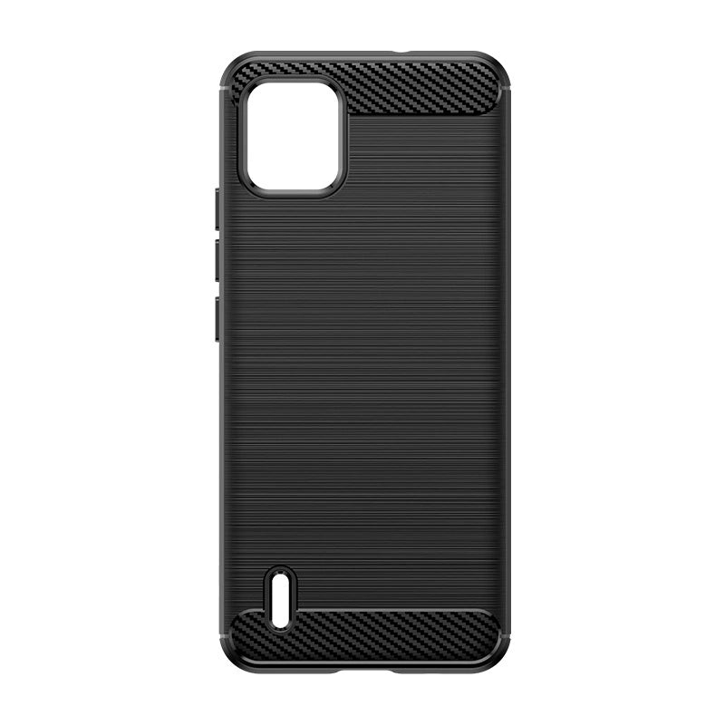 Carbon Case silikonhylster til Nokia C110 - sort