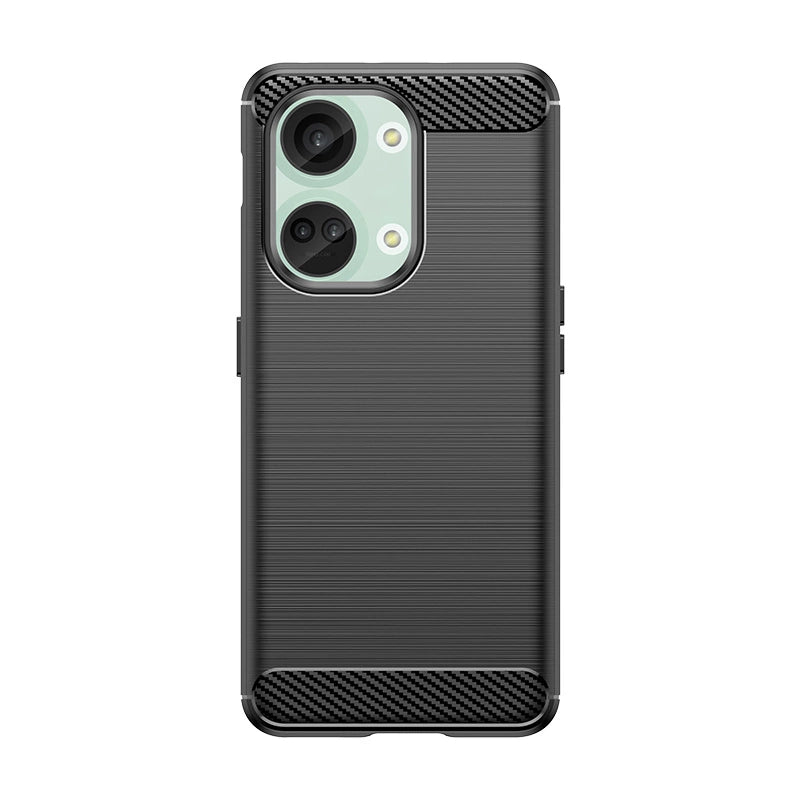 Carbon Case silikonhylster til OnePlus Ace 2V/OnePlus Nord 3 - sort