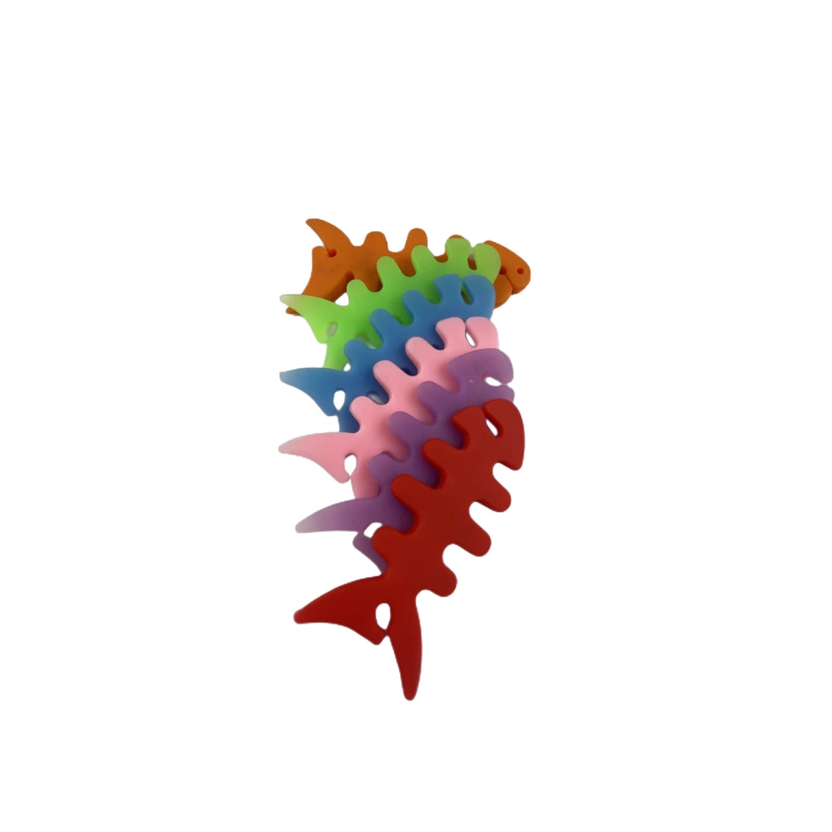 Fiskeformet indpakning af hovedtelefonkabel - lyserød