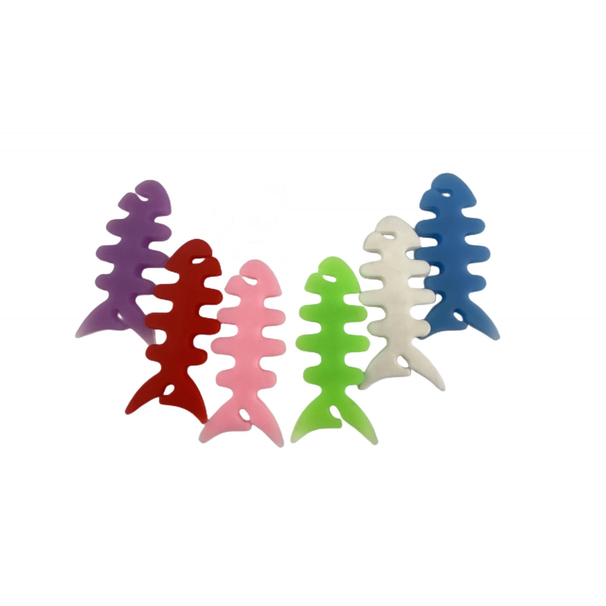 Fiskformet indpakning af hovedtelefonkabel - grønt