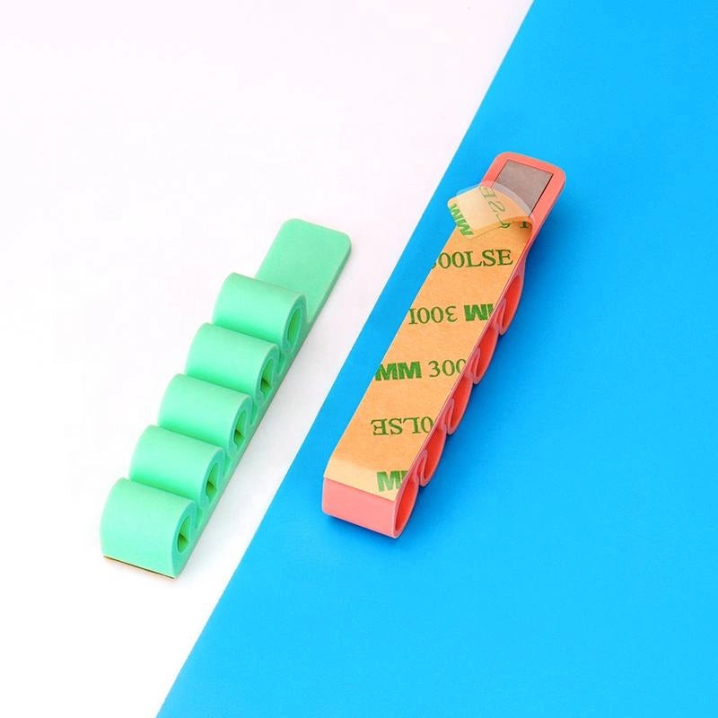 Kontororganisator af silikone - lyserød