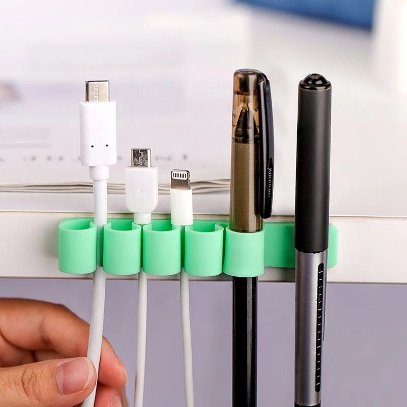 Kontororganisator af silikone - grøn