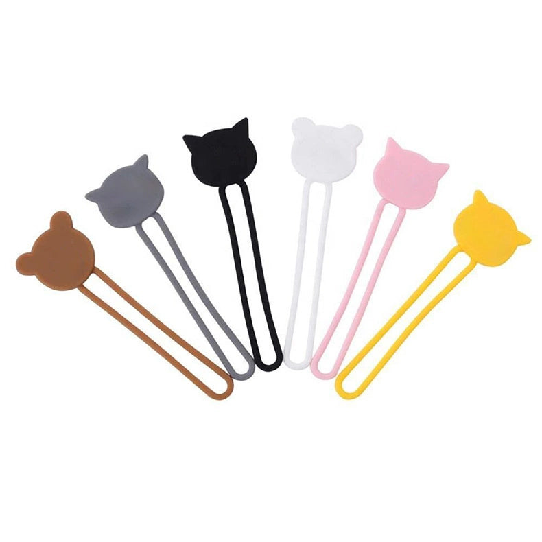 Silicone-kabelsving - gul