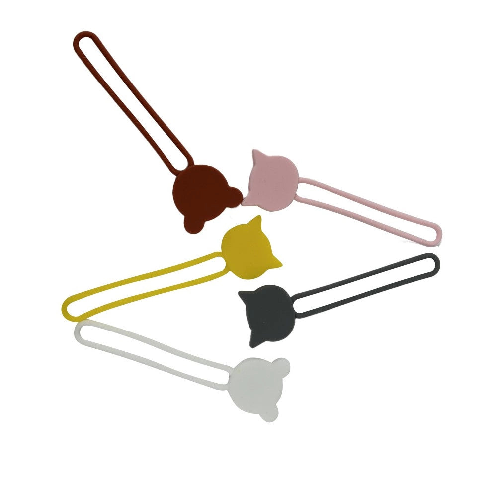 Silicone-kabelsving - gul