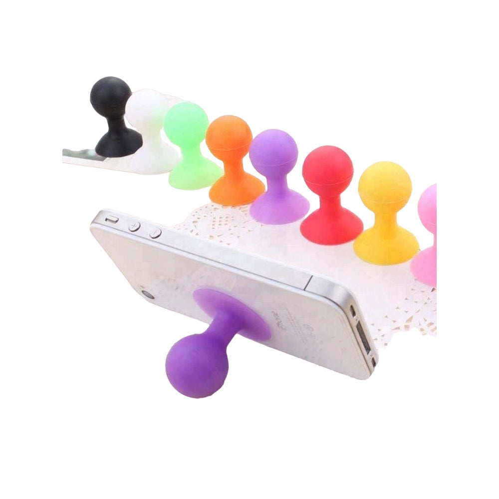 Telefonholder med rund hoved - blå