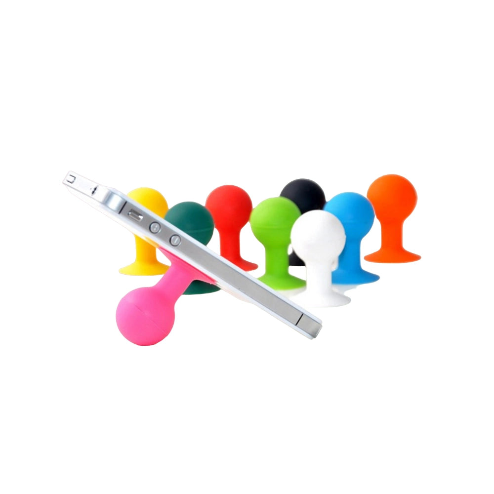 Telefonholder med rundt hoved - hvid