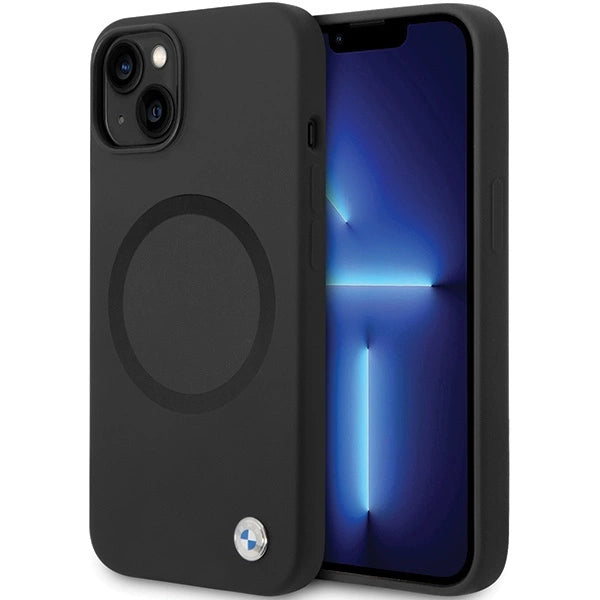 BMW BMHMP14SSILBK2 iPhone 14 - sort Signature Liquid Silicone MagSafe