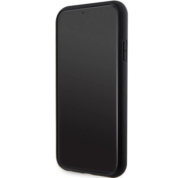Guess GUHMN61PSAHMCK case for iPhone 11 / Xr - black Saffiano MagSafe