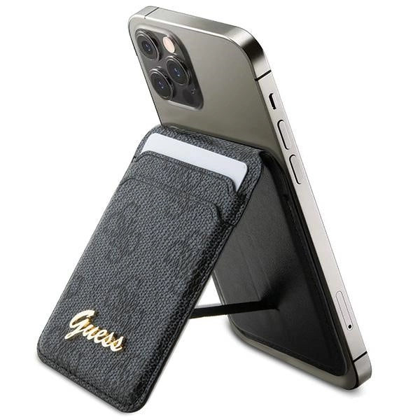 Guess Wallet Card Slot Stand GUWMSHG4SHK case - sort MagSafe 4G Classic Logo