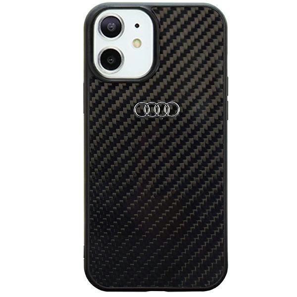 Audi Carbon Fiber iPhone 11 / Xr 6.1" sort/sort hardcase AU-TPUPCIP11-R8/D2-BK