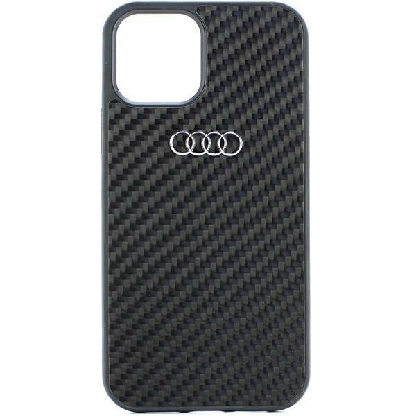 Audi Carbon Fiber iPhone 11 / Xr 6.1" sort/sort hardcase AU-TPUPCIP11-R8/D2-BK