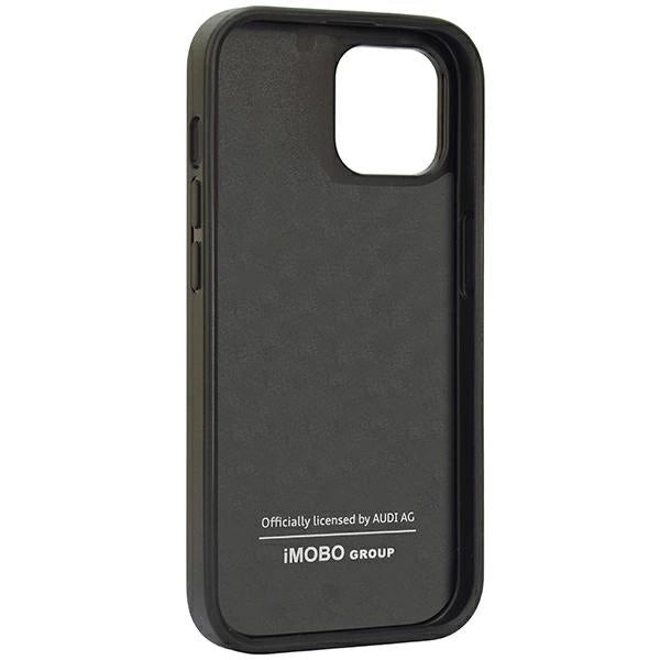 Audi Carbon Fiber Stripe iPhone 14 6.1" sort/sort hardcase AUS-TPUPCIP14-R8/D1-BK