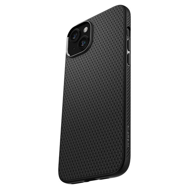 Spigen Liquid Air iPhone 15 Case - Matte Black