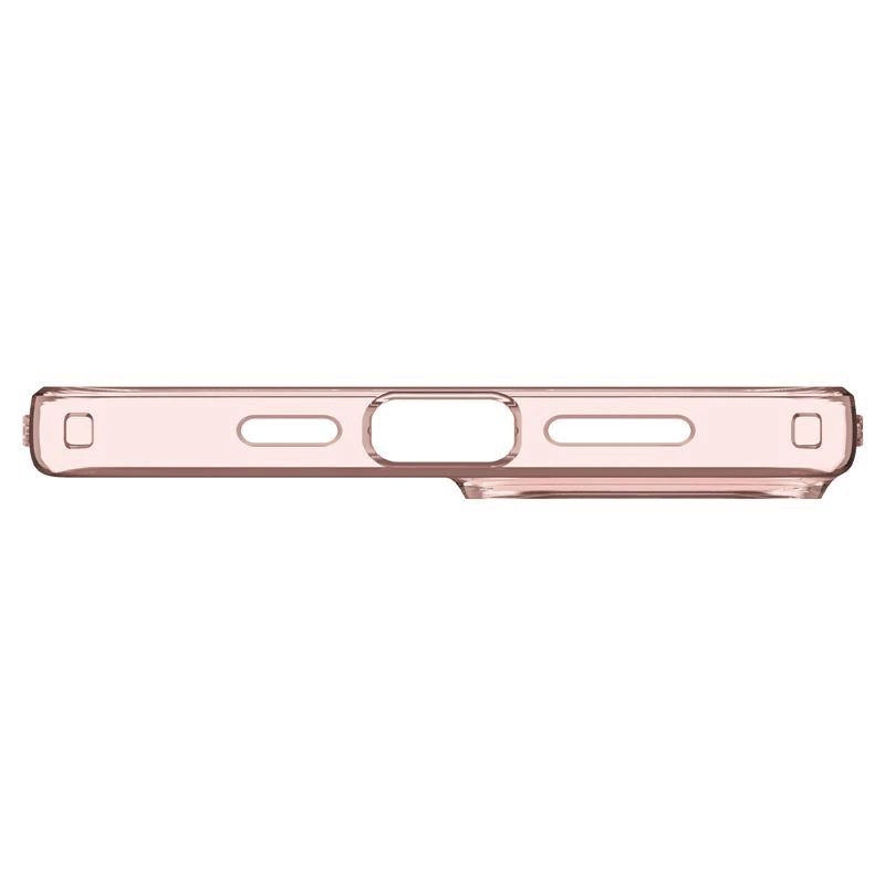 Spigen Crystal Flex iPhone 15 Plus Case - Pink/Transparent