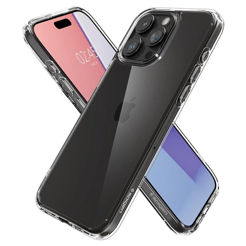 Spigen Crystal Hybrid iPhone 15 Pro Case - Clear