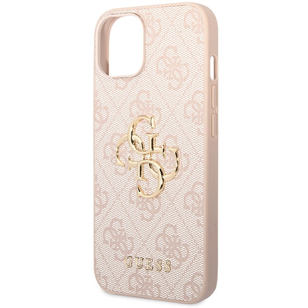 Gæt 4G Big Metal Logo iPhone 15 Case - Pink