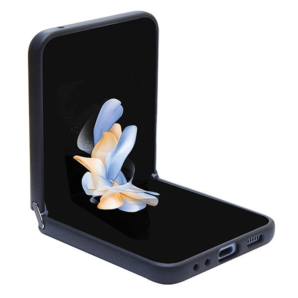 Guess Glitter Script-kasse til Samsung Galaxy Z Flip 5 - sort