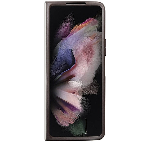 Guess læder 4G Triangle Strass case til Samsung Galaxy Z Fold 5 - brun