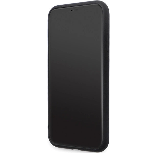 Karl Lagerfeld KLHCN61SMHCNPK case for iPhone 11 / Xr - black Silicone C Metal Pin