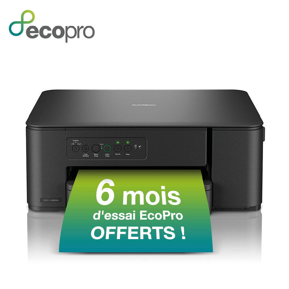 Brother DCP-J1260W Multifunktionsprinter Inkjet A4 1200 x 6000 dpi 16 sider pr. minut Wi-Fi