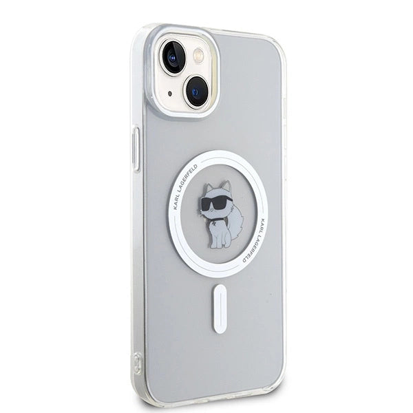 Karl Lagerfeld IML Choupette MagSafe case for iPhone 15 Plus - transparent