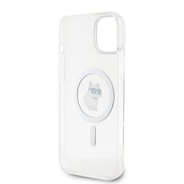 Karl Lagerfeld IML Choupette MagSafe case for iPhone 15 Plus - transparent