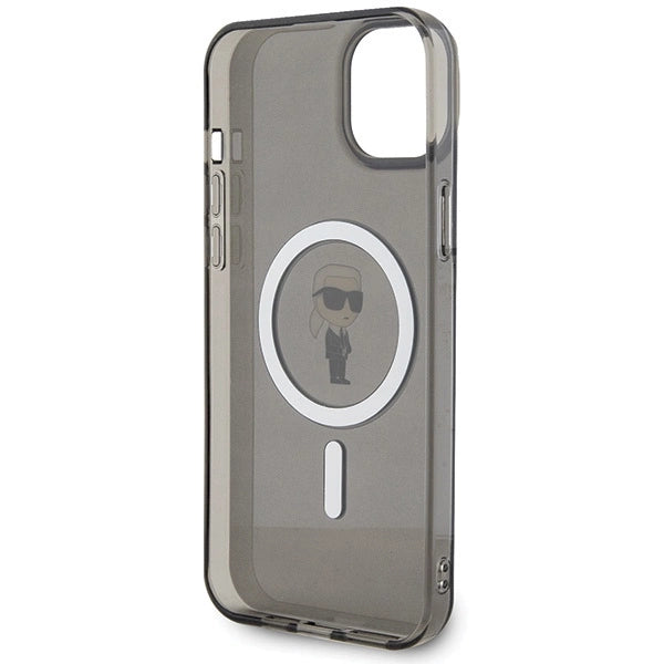 Karl Lagerfeld IML Ikonik MagSafe case for iPhone 15 Plus - black