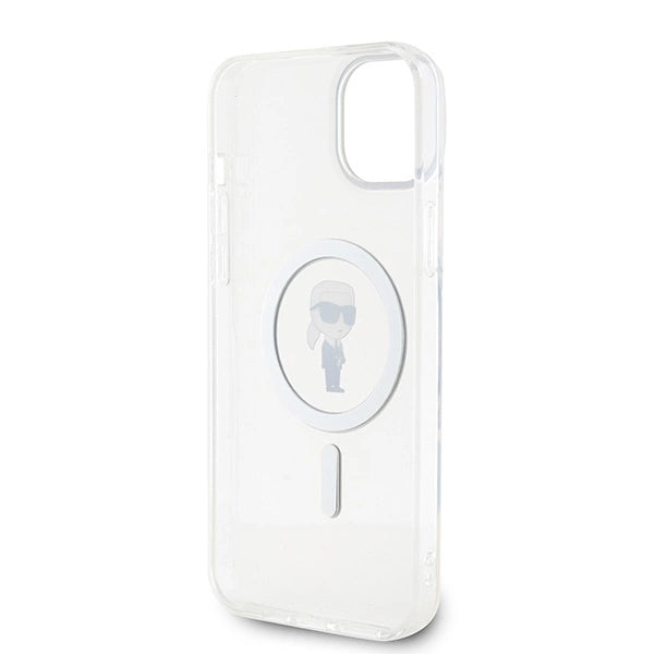 Karl Lagerfeld IML Ikonik MagSafe case for iPhone 15 Plus - transparent